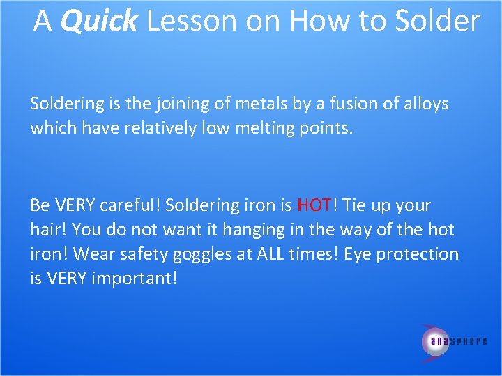 A Quick Lesson on How to Soldering is the joining of metals by a