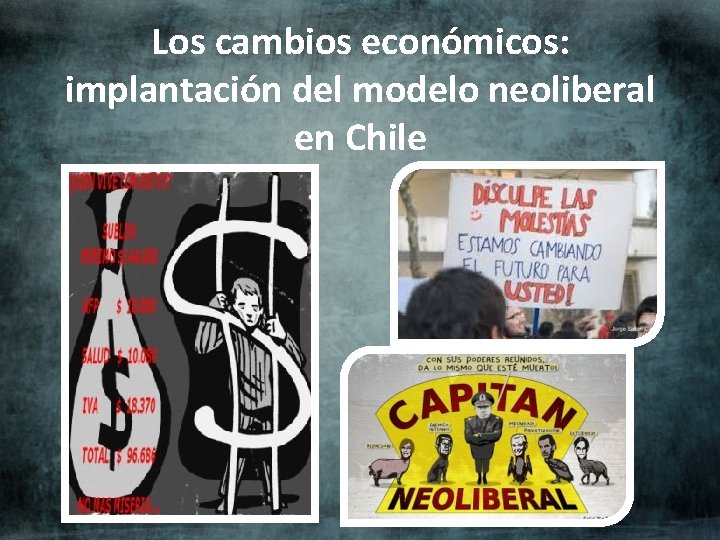 Los cambios económicos: implantación del modelo neoliberal en Chile 