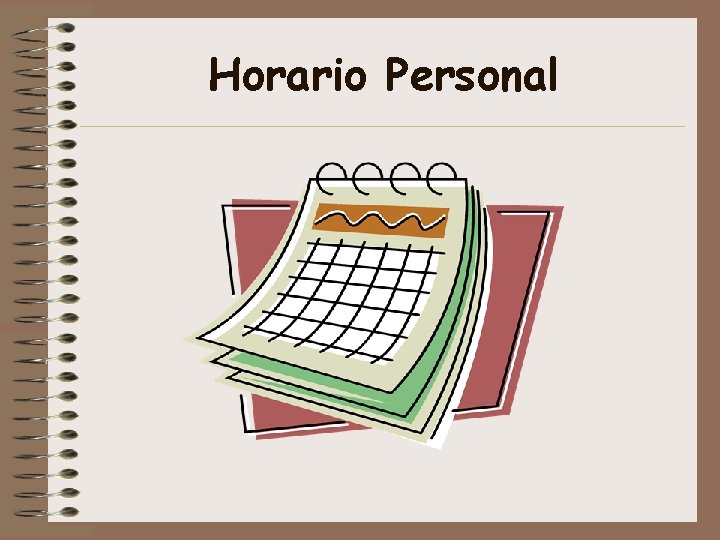 Horario Personal 