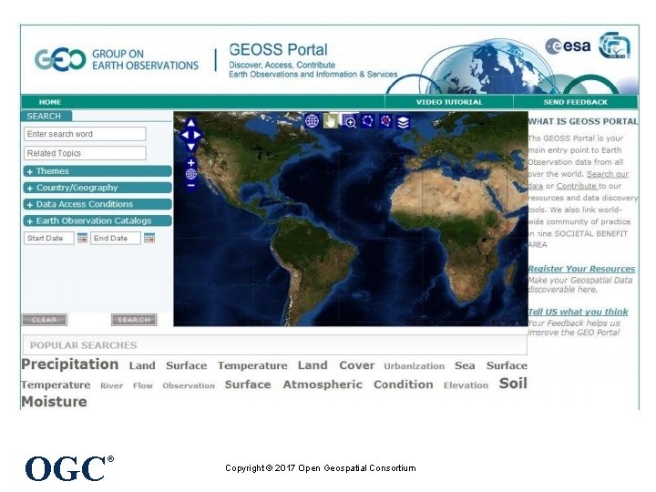 OGC ® Copyright © 2017 Open Geospatial Consortium 