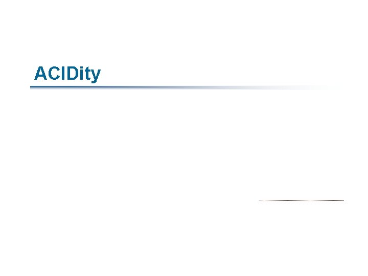 ACIDity 