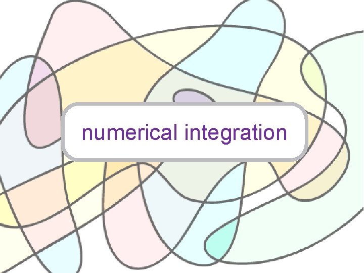 numerical integration 