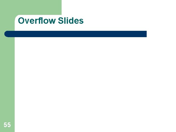 Overflow Slides 55 