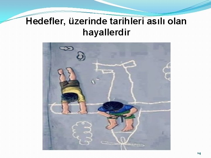 Hedefler, üzerinde tarihleri asılı olan hayallerdir 14 