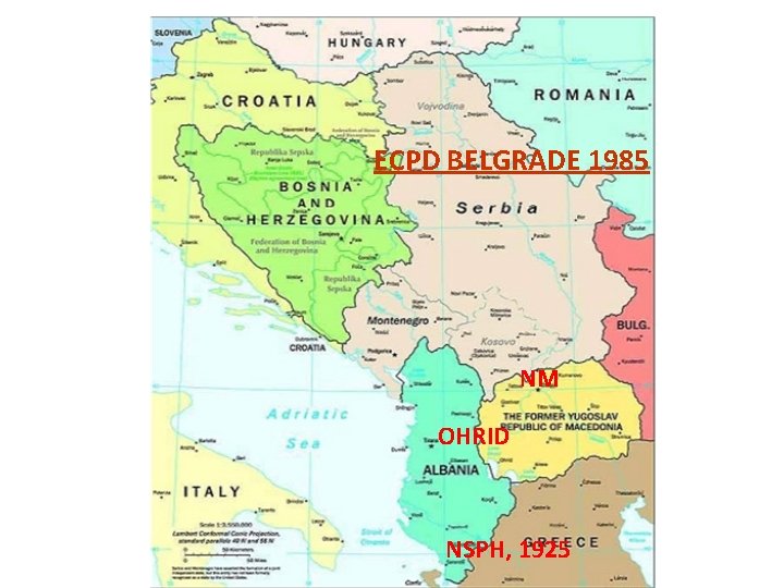 ECPD BELGRADE 1985 NM OHRID NSPH, 1925 