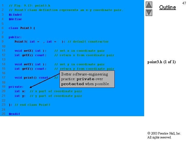 1 2 3 4 // Fig. 9. 17: point 3. h // Point 3