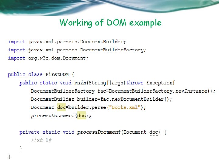 Working of DOM example 11 