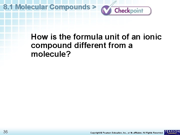 8. 1 Molecular Compounds > How is the formula unit of an ionic compound
