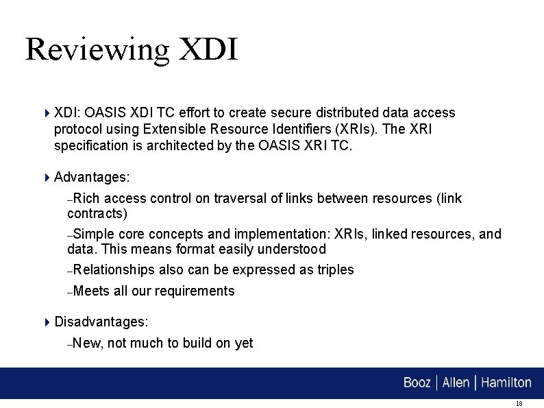 Reviewing XDI: OASIS XDI TC effort to create secure distributed data access protocol using