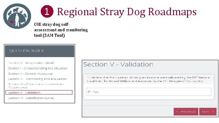 ❶ Regional Stray Dog Roadmaps OIE stray dog selfassessment and monitoring tool (SAM Tool)