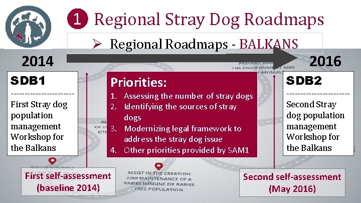 ❶ Regional Stray Dog Roadmaps 2014 SDB 1 -----------First Stray dog population management Workshop