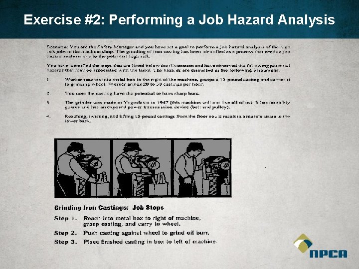 Exercise #2: Performing a Job Hazard Analysis 