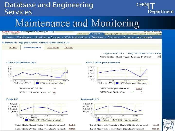 Maintenance and Monitoring 