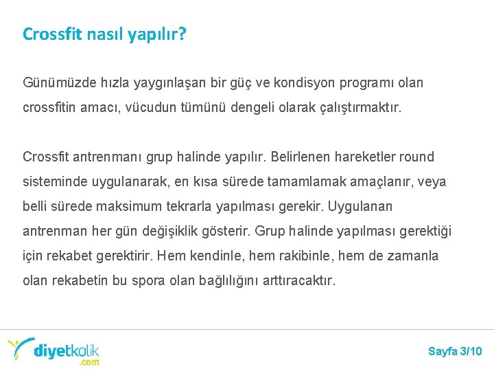 Crossfit nasıl yapılır? Günümüzde hızla yaygınlaşan bir güç ve kondisyon programı olan crossfitin amacı,