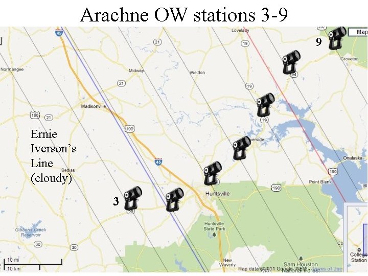 Arachne OW stations 3 -9 9 Ernie Iverson’s Line (cloudy) 3 