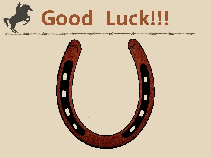 Good Luck!!! 