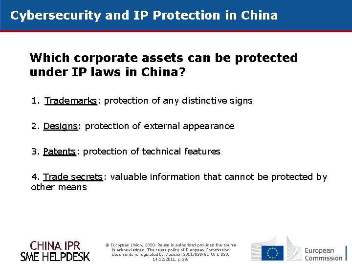 Trade mark protection in the EU - Internal Market, Industry ...