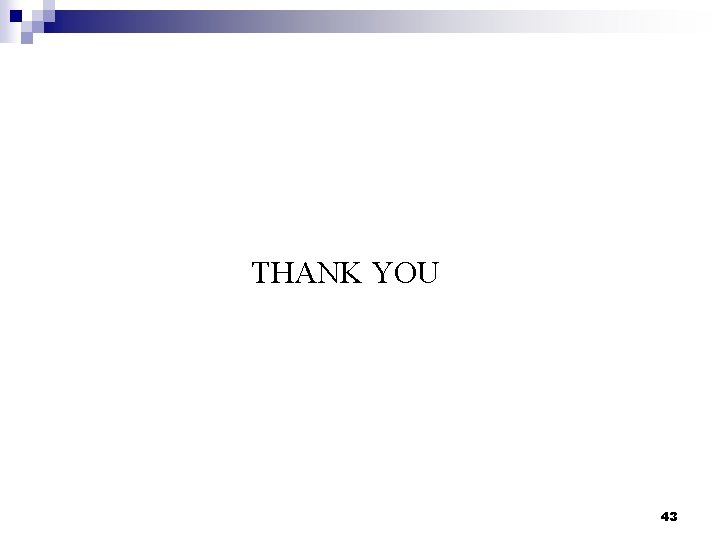 THANK YOU 43 