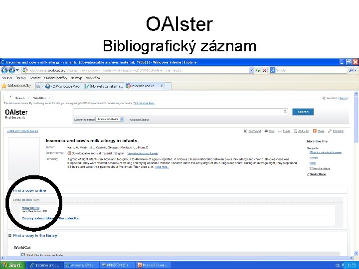 OAIster Bibliografický záznam 