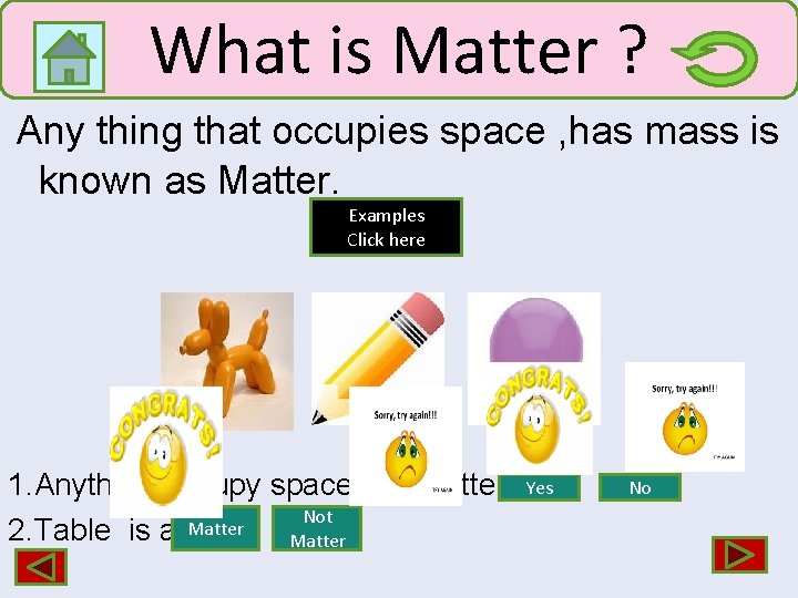 What is Matter ? Any thing that occupies space , has mass is known