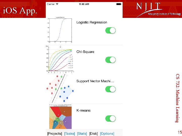 i. OS App. CS 732: Machine Learning 11 5 