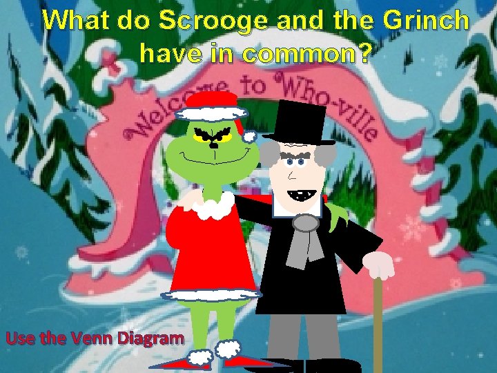 What do Scrooge and the Grinch have in common? Use the Venn Diagram 