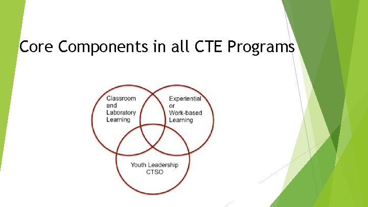 Core Components in all CTE Programs 