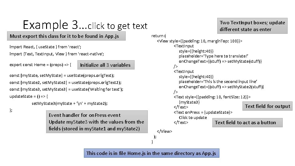 Example 3…click to get text Must export this class for it to be found Example 3…click to get text Must export this class for it to be found