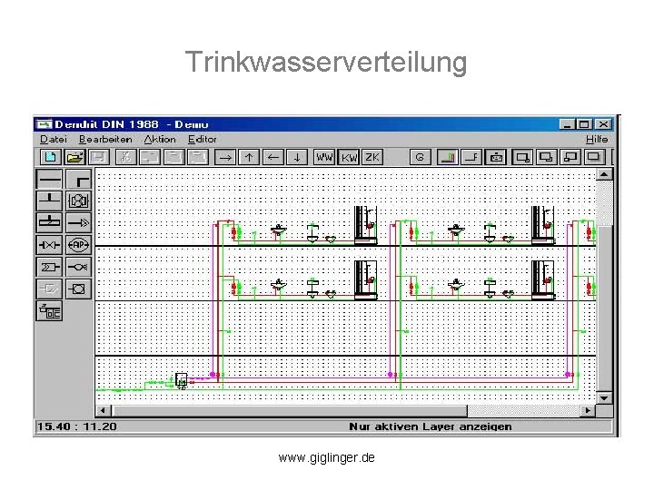 Trinkwasserverteilung www. giglinger. de 