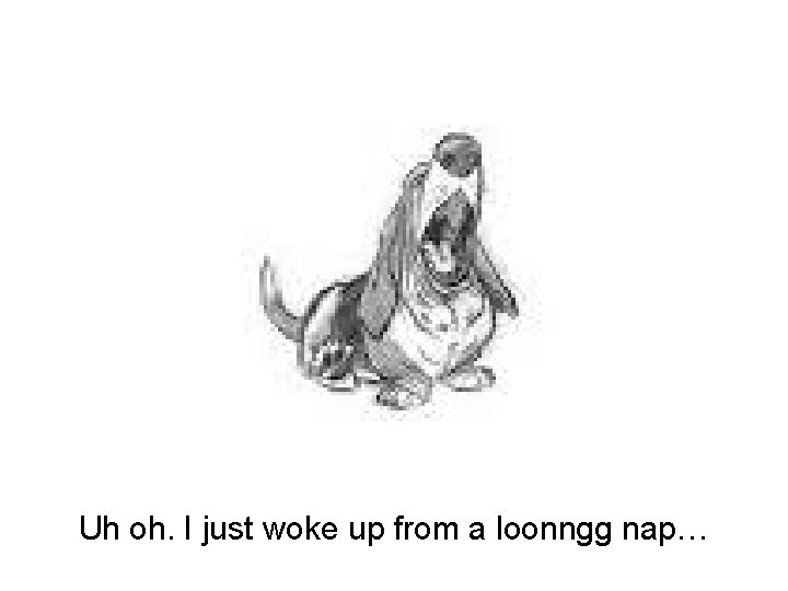 Uh oh. I just woke up from a loonngg nap… 