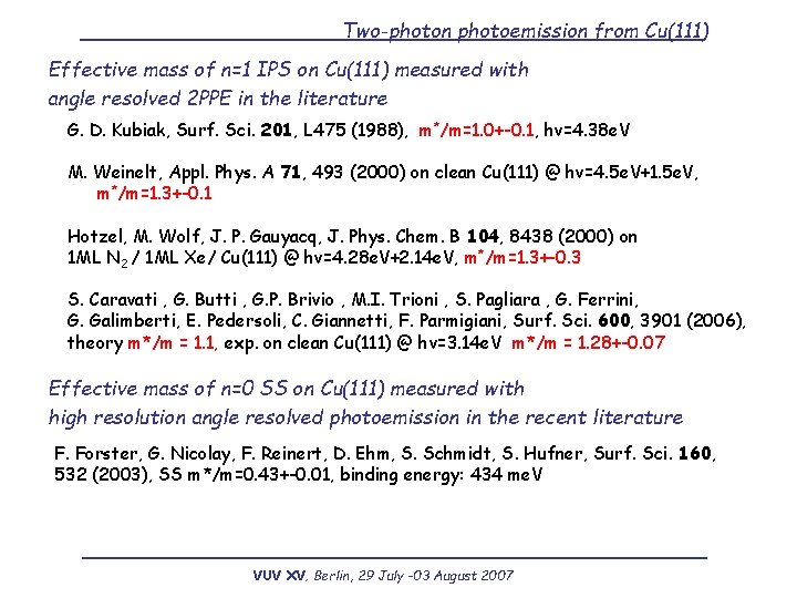 Two-photon photoemission from Cu(111) Effective mass of n=1 IPS on Cu(111) measured with angle