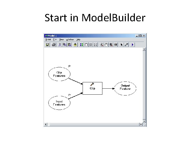 Start in Model. Builder 