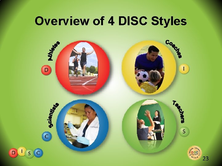 Overview of 4 DISC Styles 23 