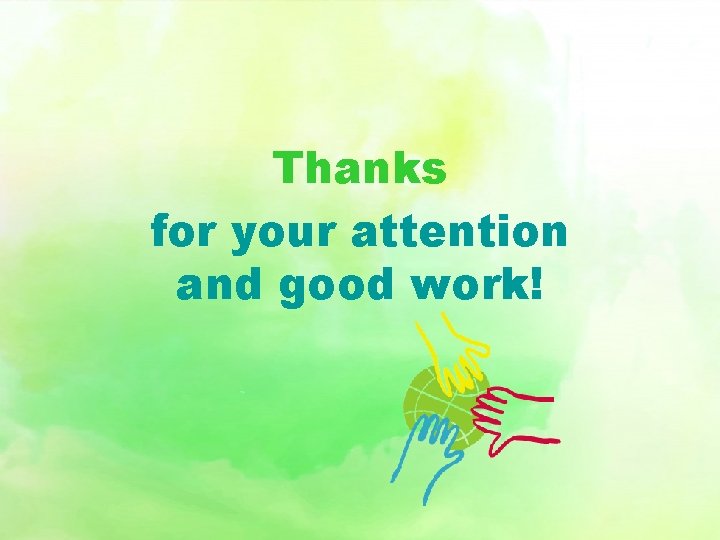 Thanks for your attention and good work! 