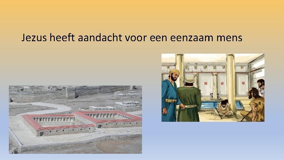 Jezus heeft aandacht voor eenzaam mens 