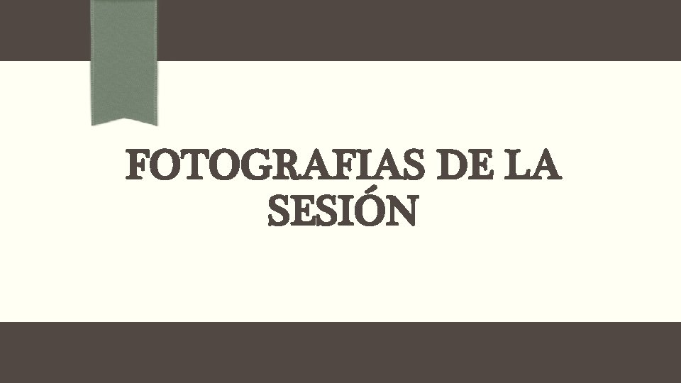 FOTOGRAFIAS DE LA SESIÓN 