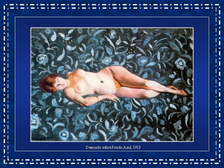 Desnudo sobre Fondo Azul, 1913 