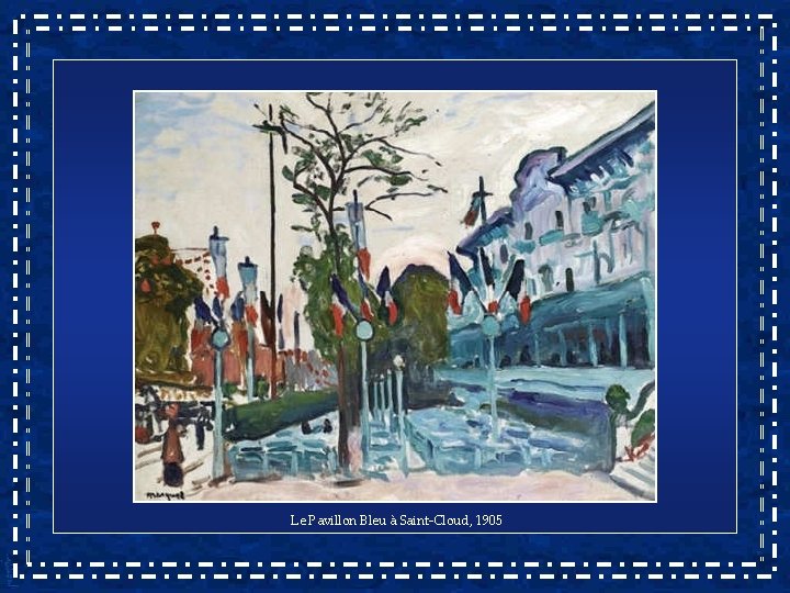 Le Pavillon Bleu à Saint-Cloud, 1905 