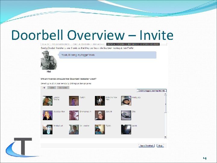 Doorbell Overview – Invite 14 