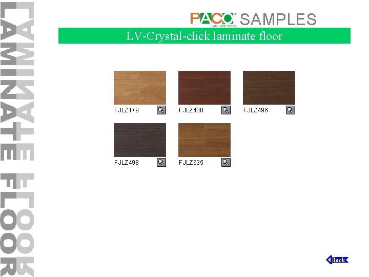 SAMPLES LV-Crystal-click laminate floor FJLZ 179 FJLZ 438 FJLZ 498 FJLZ 635 FJLZ 496