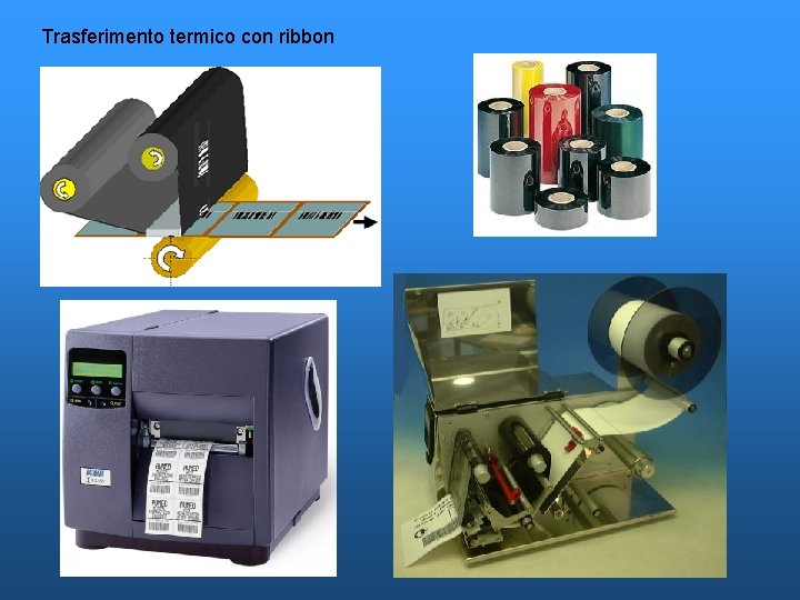Trasferimento termico con ribbon 