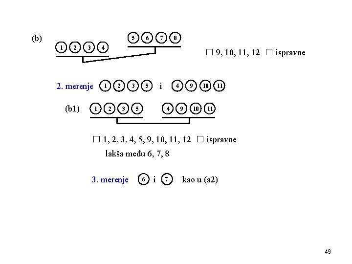 (b) 5 1 2 3 7 8 4 2. merenje (b 1) 6 �