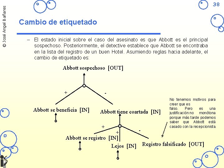 © José Angel Bañares 38 Cambio de etiquetado – El estado inicial sobre el