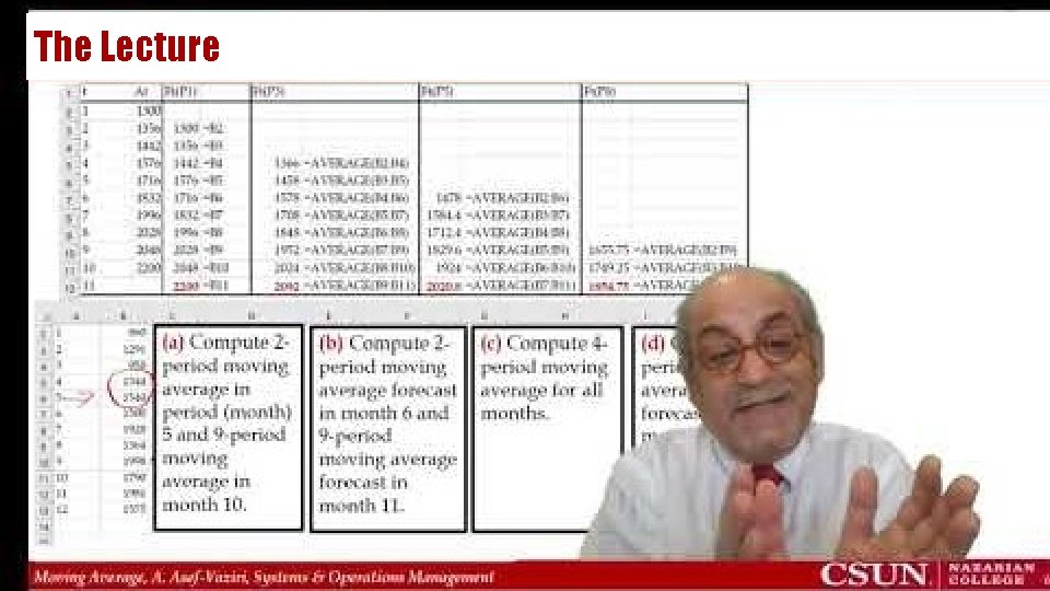 The The. Lecturehttps: //youtu. be/g_lg 0 F_7 Hmc Moving Average, Problems, A. Asef-Vaziri, Systems
