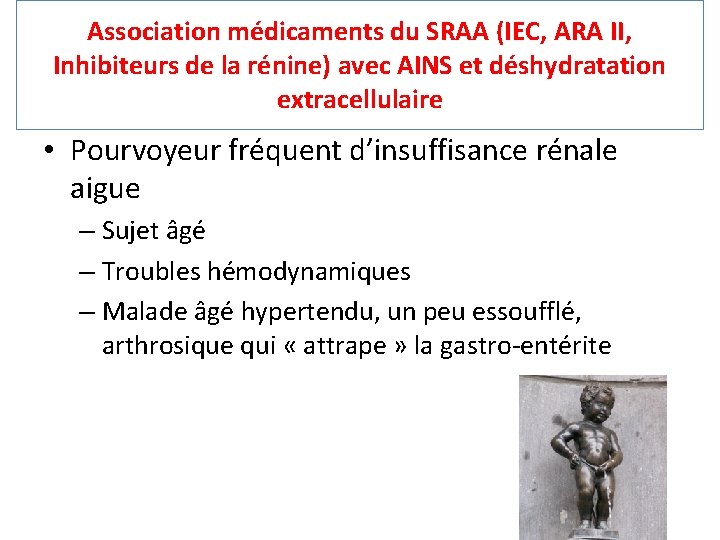 Association médicaments du SRAA (IEC, ARA II, Inhibiteurs de la rénine) avec AINS et