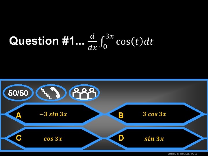 50/50 A B C D Template by Bill Arcuri, WCSD 