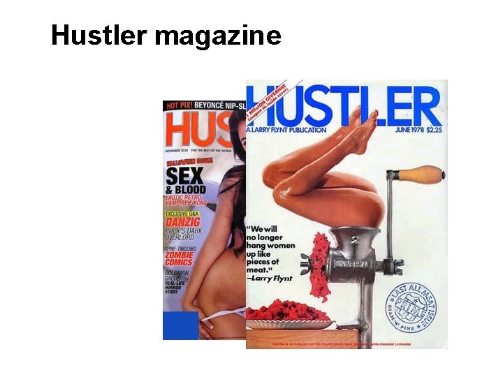 Hustler magazine 