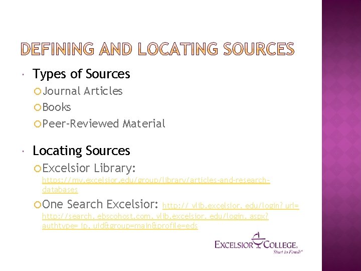 Instructions and Resources What is a bibliography A