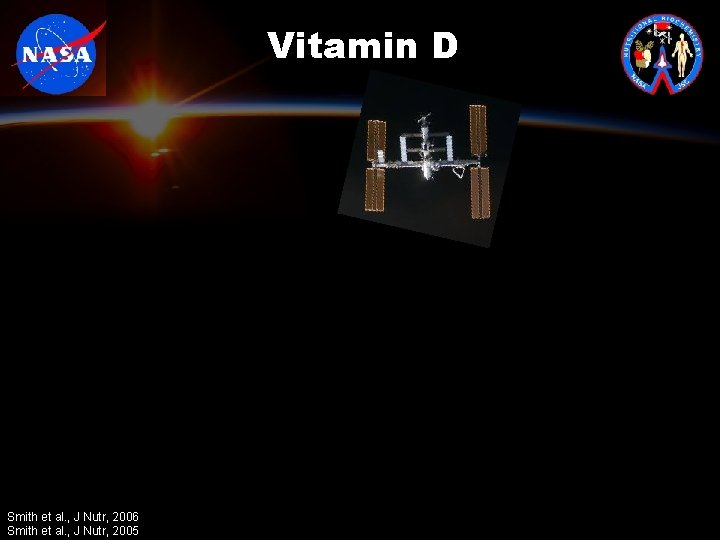 Vitamin D Smith et al. , J Nutr, 2006 Smith et al. , J