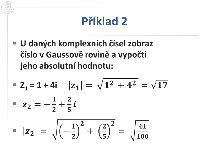 Příklad 2 § 